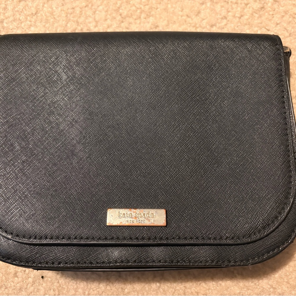 Kate Spade Sleek Black Crossbody Bag